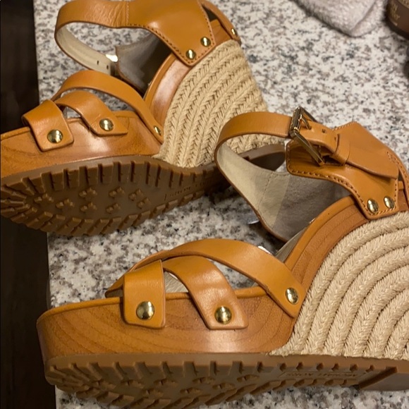 River Island Bright Pink Wedge Sandals in Pink | Lyst